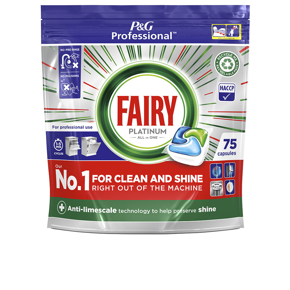 FAIRY  FAIRY PROFESSIONAL PLATINUM dishwasher 75 capsules