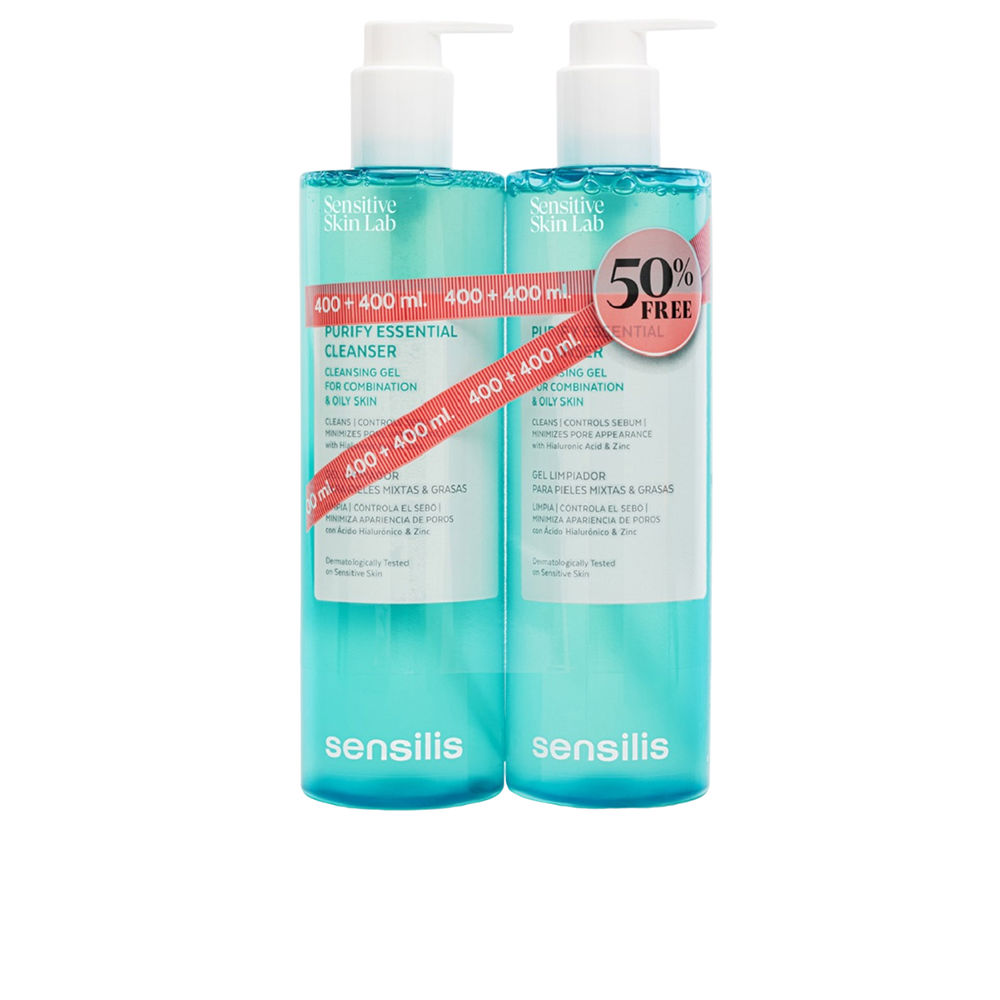 SENSILIS  PURIFY ESSENTIAL CLEANSER cleansing gel 2 x 400 ml