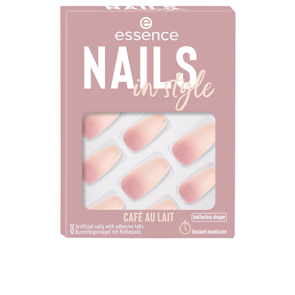ESSENCE  NAILS IN STYLE artificial nails #16-café au lait 12 u