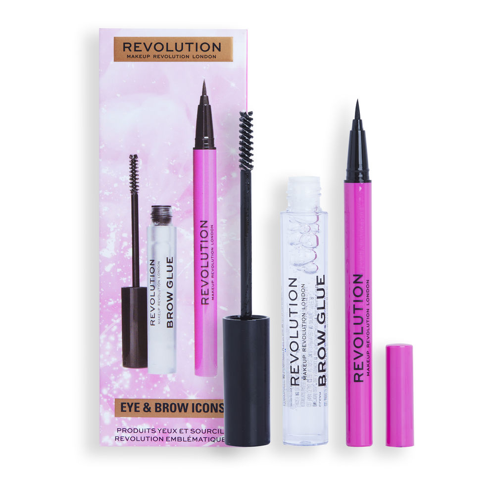 REVOLUTION MAKE UP  EYE & BROW ICONS LOT 2 pcs