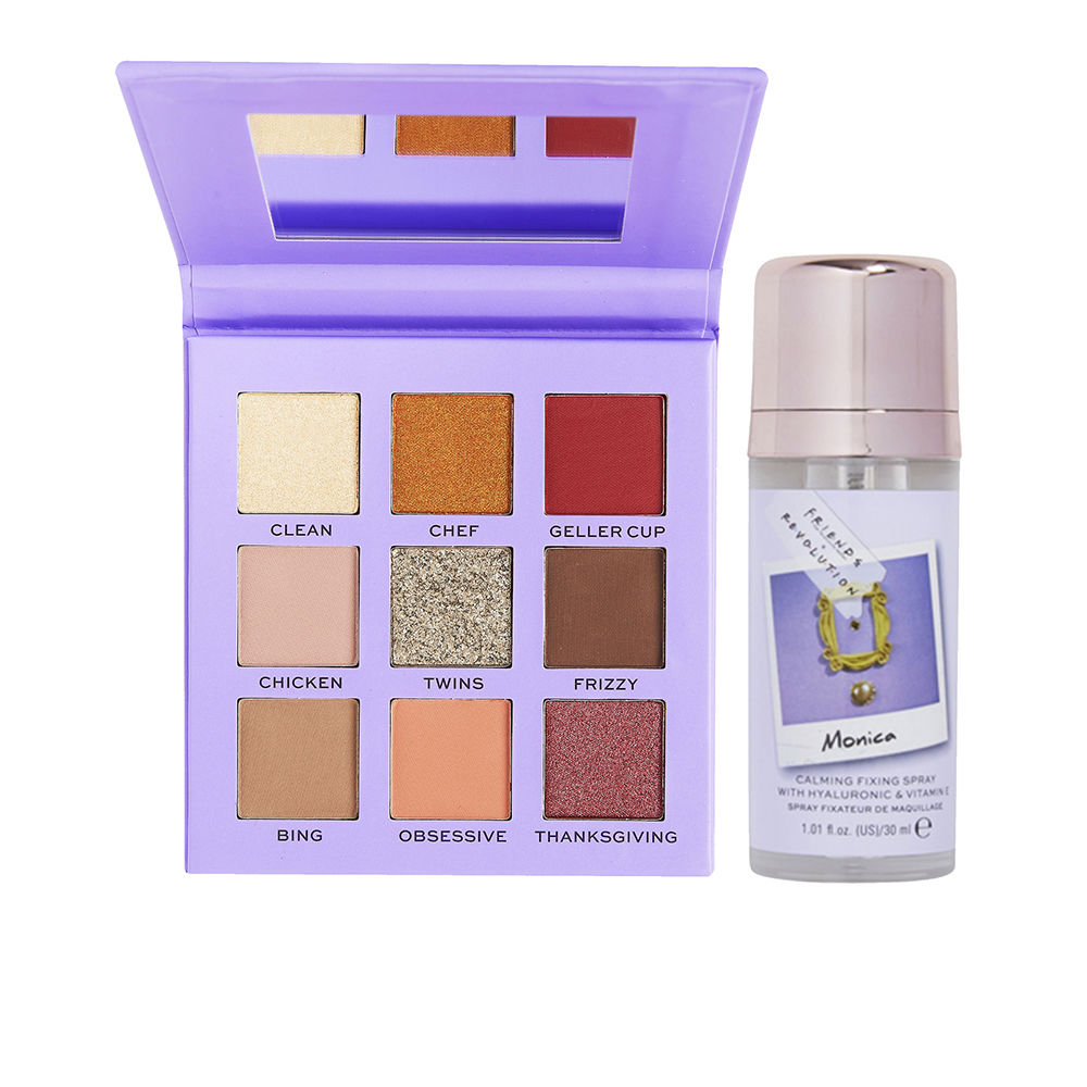 REVOLUTION MAKE UP  FRIENDS X REVOLUTION MONICA LOTE 2 pz