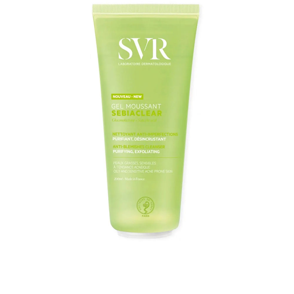 SVR LABORATOIRE DERMATOLOGIQUE  SEBIACLEAR moussant gel 200 ml
