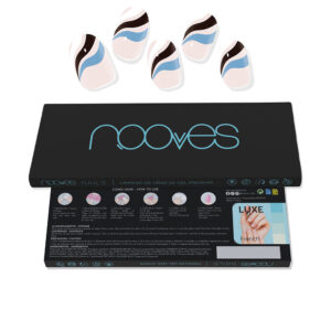 NOOVES  GEL NAIL SHEETS flowing stream premium glam #Art Design 20 units