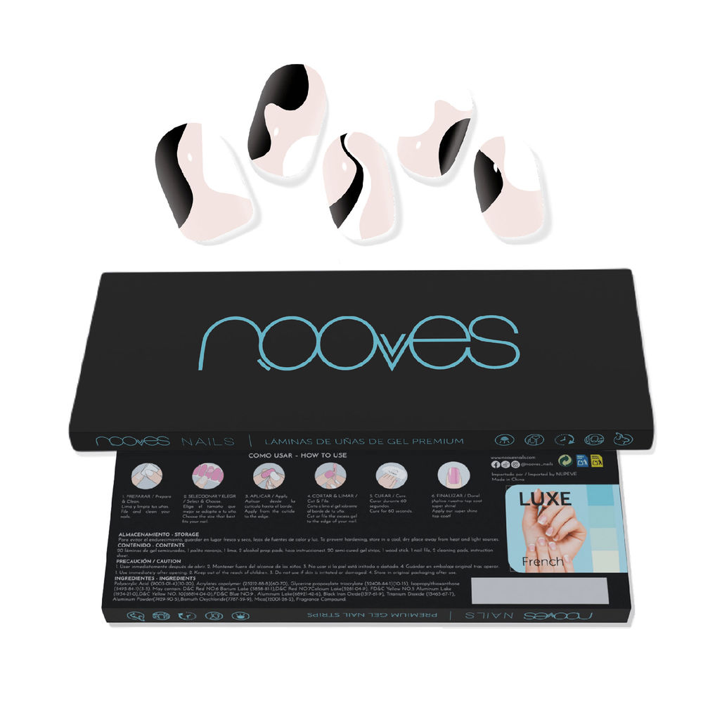 NOOVES  #so twirl premium glam GEL NAIL SHEETS 20 u