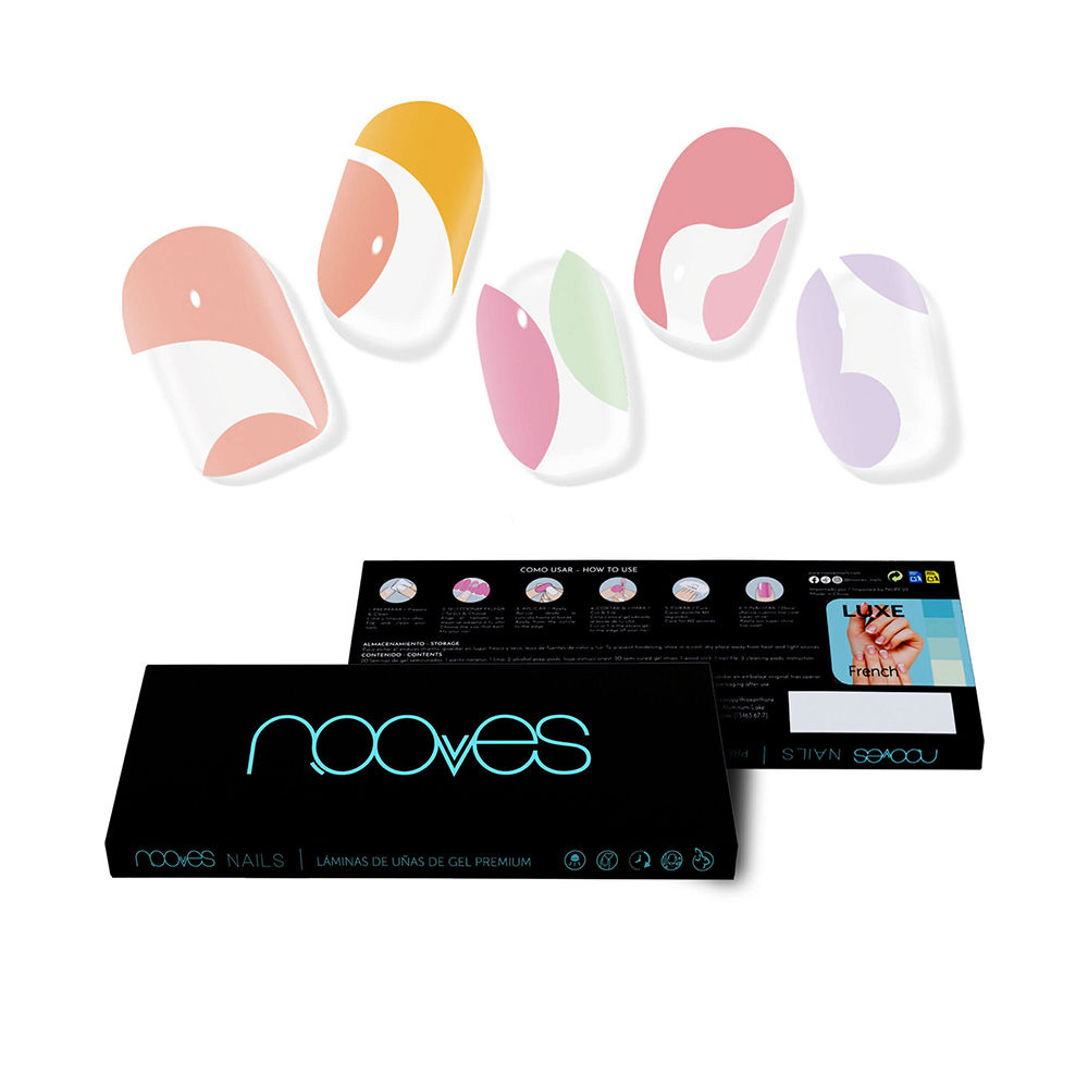NOOVES  Premium glam #paradise GEL NAIL SHEETS 20 units
