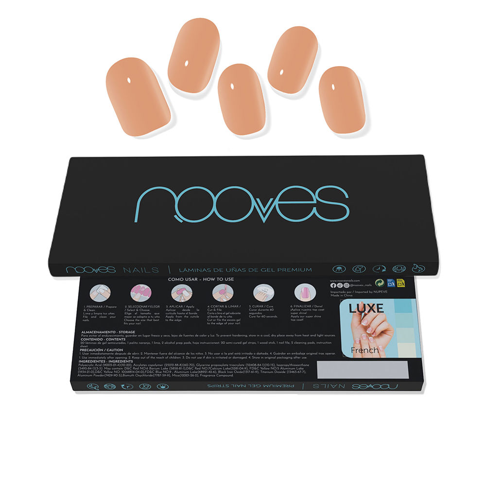 NOOVES  Premium luxe GEL NAIL SHEETS #cru au soleil 20 u
