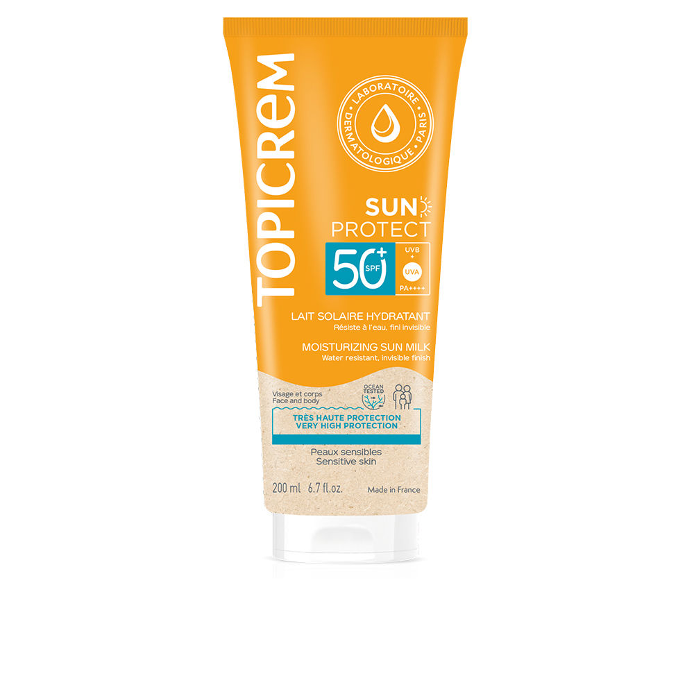 TOPICREM SUN PROTECT moisturizing sun milk SPF50+ 200 ml
