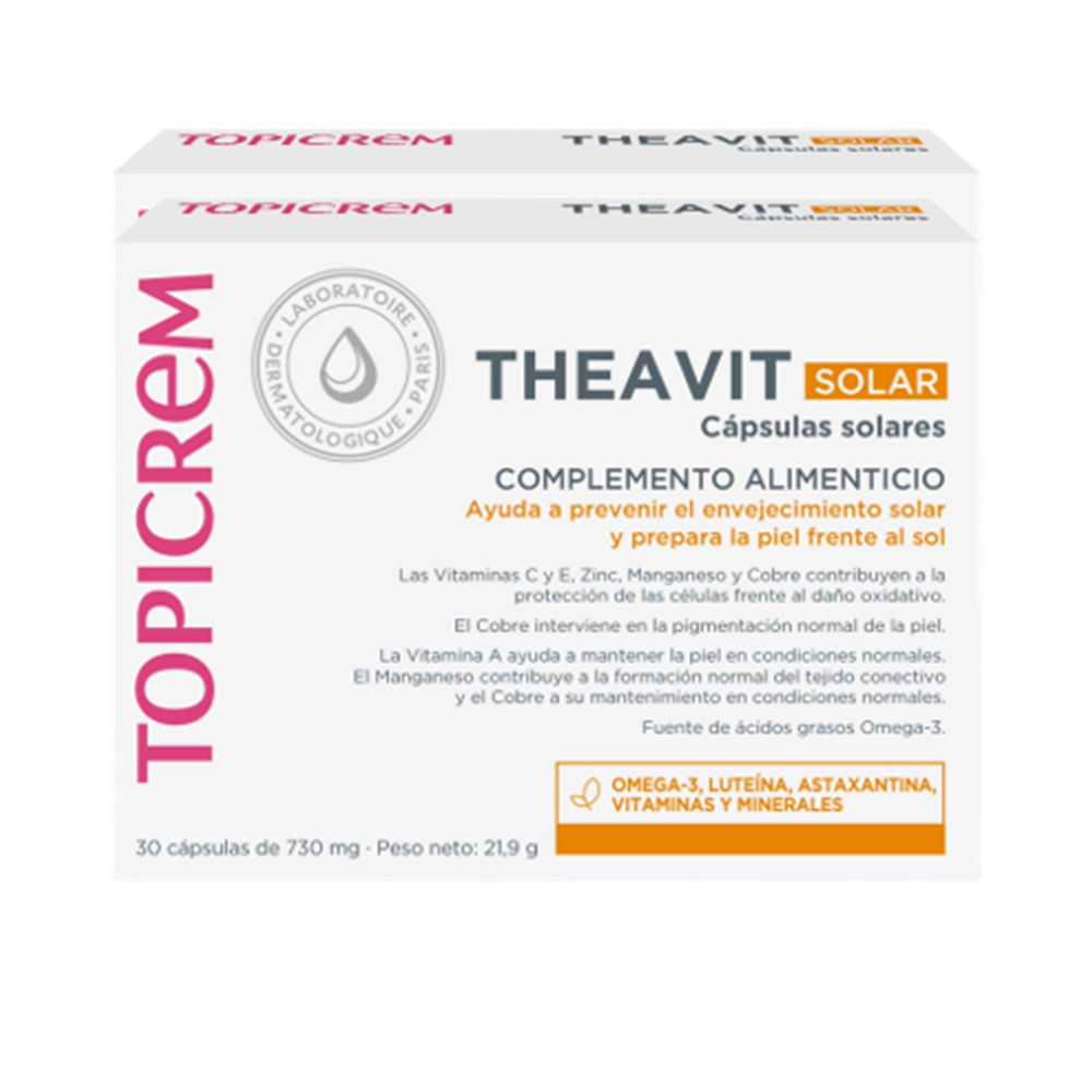 TOPICREM  SUN PROTECT THEAVIT PACK 2 x 30 capsules