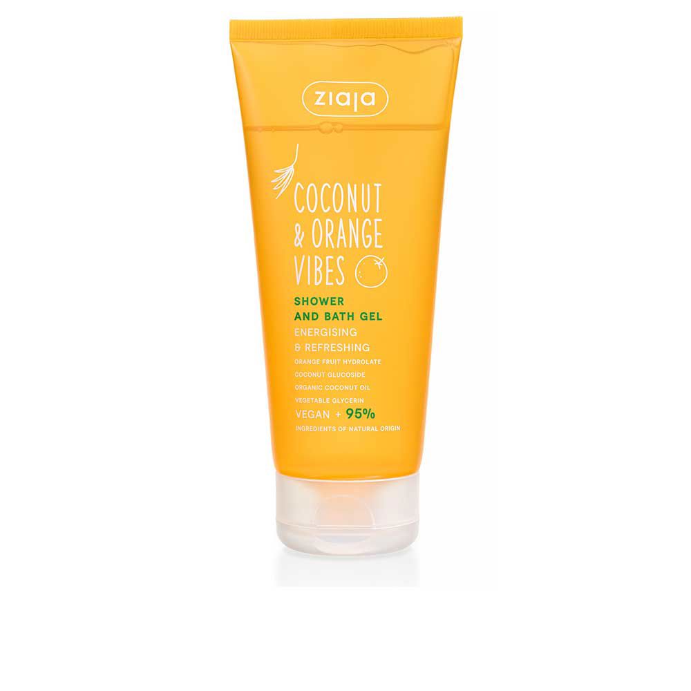 ZIAJA  COCONUT & ORANGE VIBES energizing and refreshing bath and shower gel 200 ml