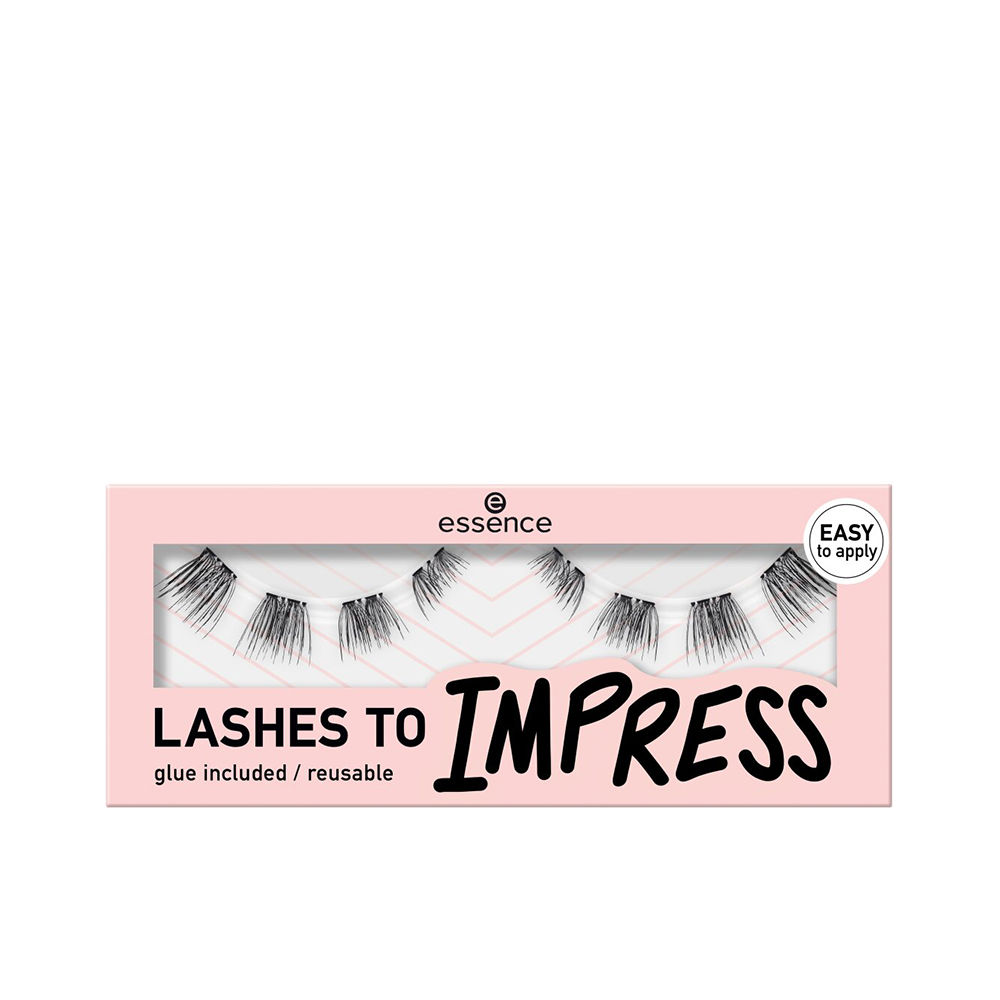 ESSENCE  LASHES TO IMPRESS artificial eyelashes #08-pre-cut lashes 1 u