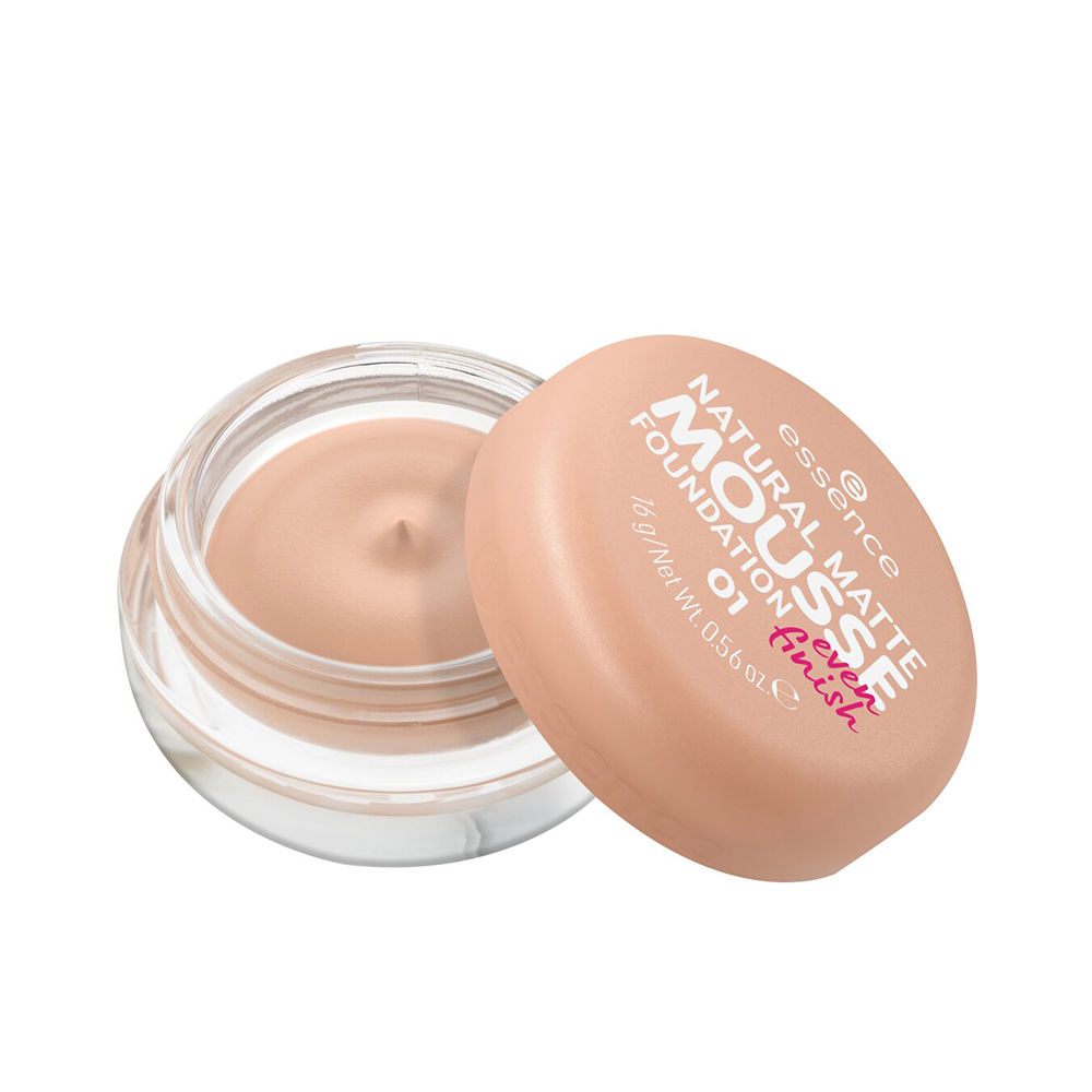 ESSENCE  NATURAL MATTE mousse makeup base #01 16 gr