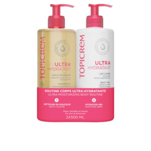 TOPICREM  UH ULTRA MOISTURIZING MILK 500 ML + SHOWER OIL 500 ML PACK 2 pcs