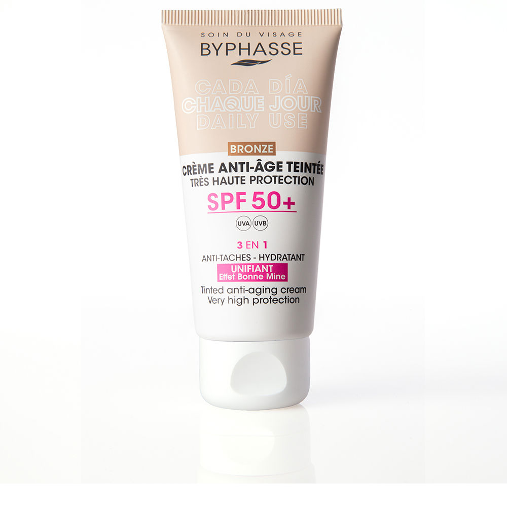 BYPHASSE  Anti-aging FACIAL CREAM with color SPF50+ #bronze 50 ml