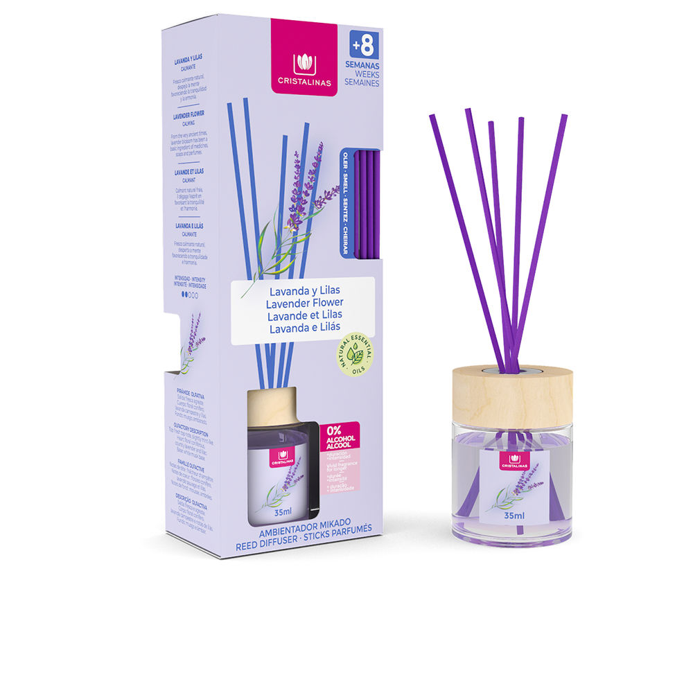 CRISTALINAS  MIKADO air freshener 0% #lavender 35 ml