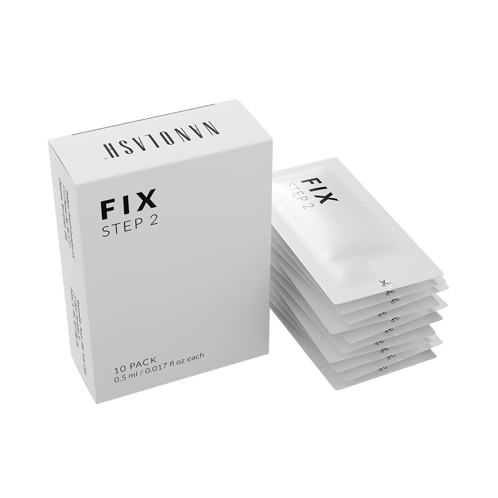 NANOLASH  FIX STEP 2 eyelash lifting and laminating neutralizer 10 units