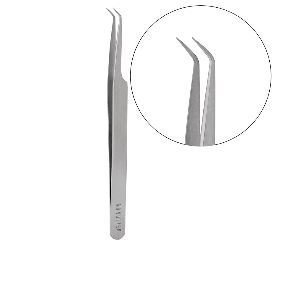 NANOLASH  L SHAPE eyelash tweezers 1 u