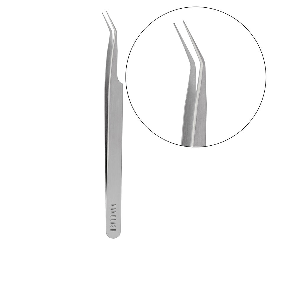 NANOLASH  CURVED eyelash tweezers 1 u