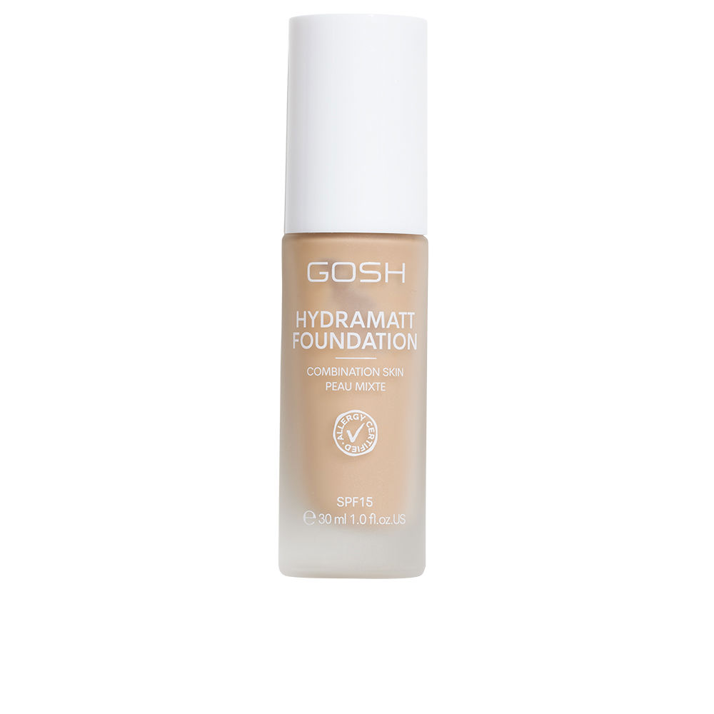 GOSH  HYDRAMATT makeup base SPF15 #008-medium-neutral 30 ml