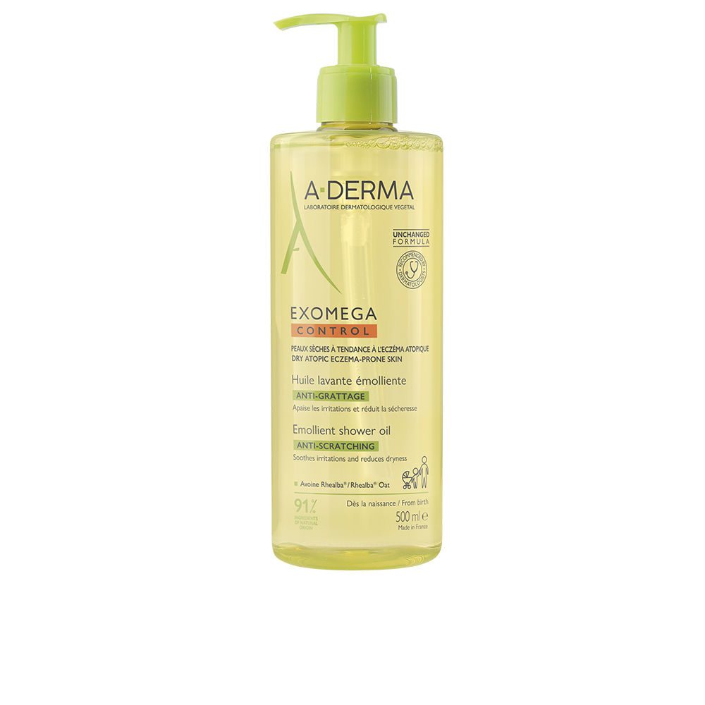 A-DERMA  EXOMEGA CONTROL emollient shower oil “RRP €11.90” 500 ml