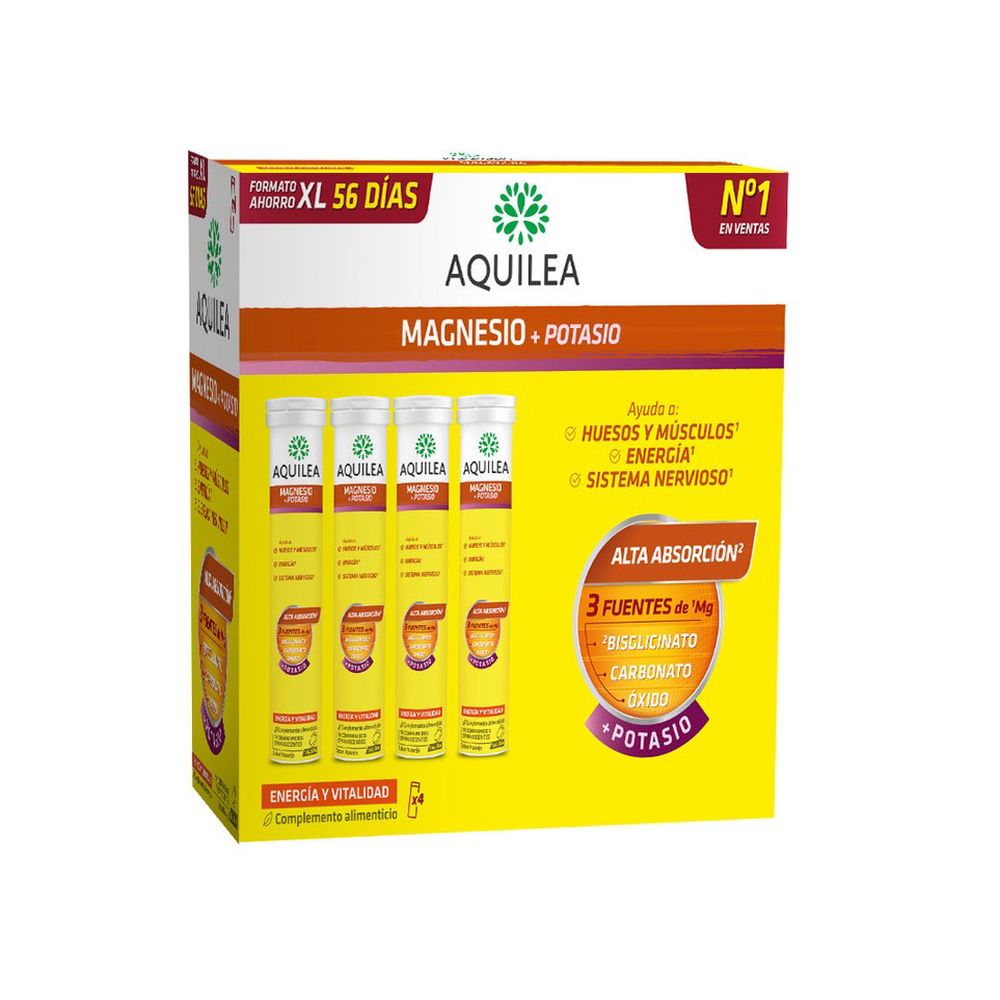 AQUILEA  MAGNESIUM+POTASSIUM effervescent tablets 56 u