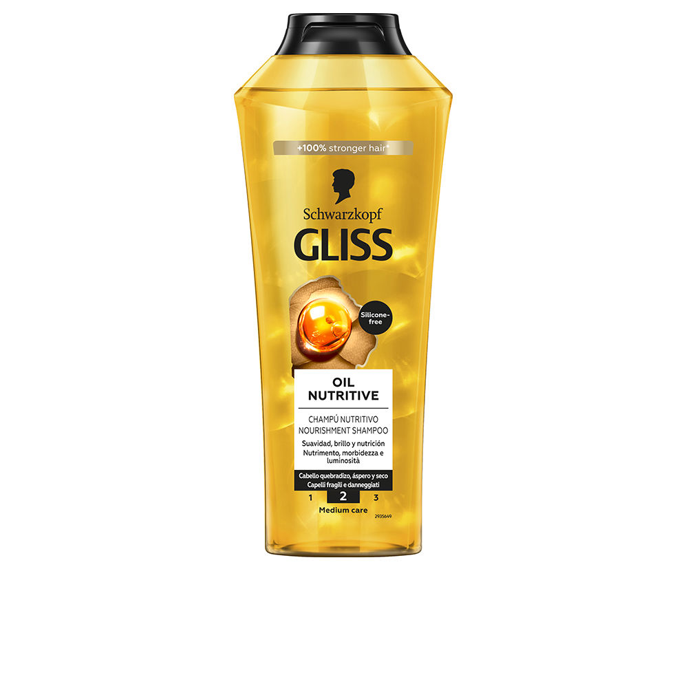 SCHWARZKOPF MASS MARKET  GLISS OIL NUTRITIVE shampoo 400 ml
