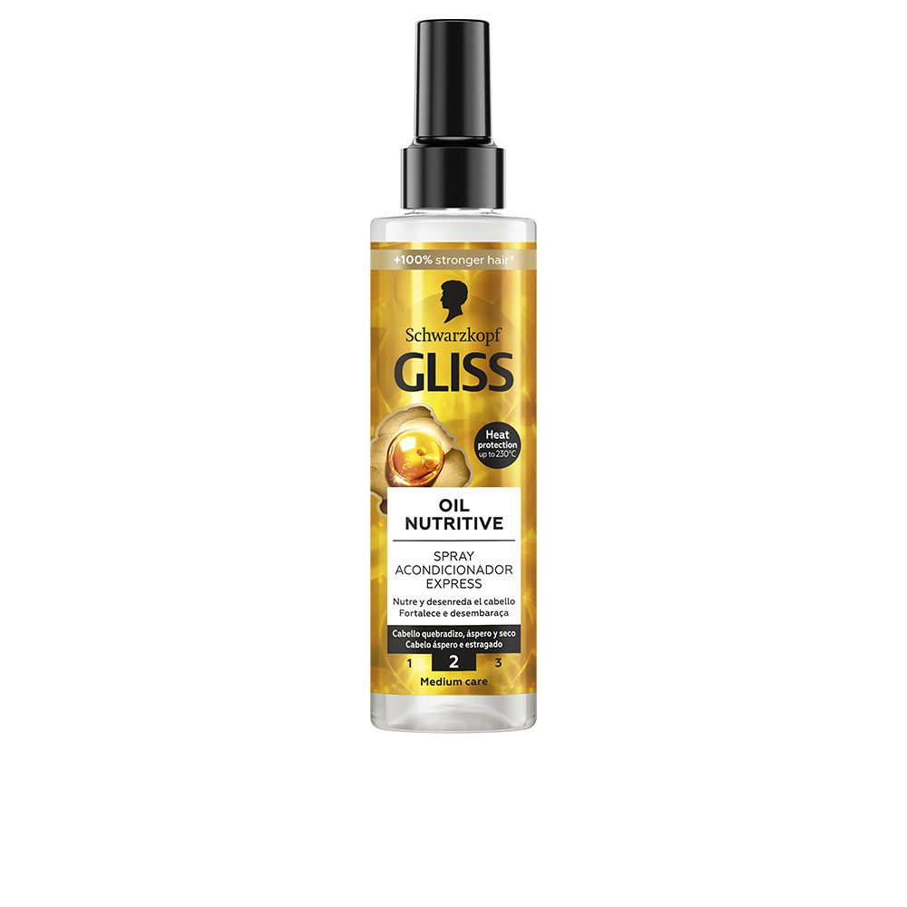 SCHWARZKOPF MASS MARKET  GLISS OIL NUTRITIVE conditioner spray 200 ml