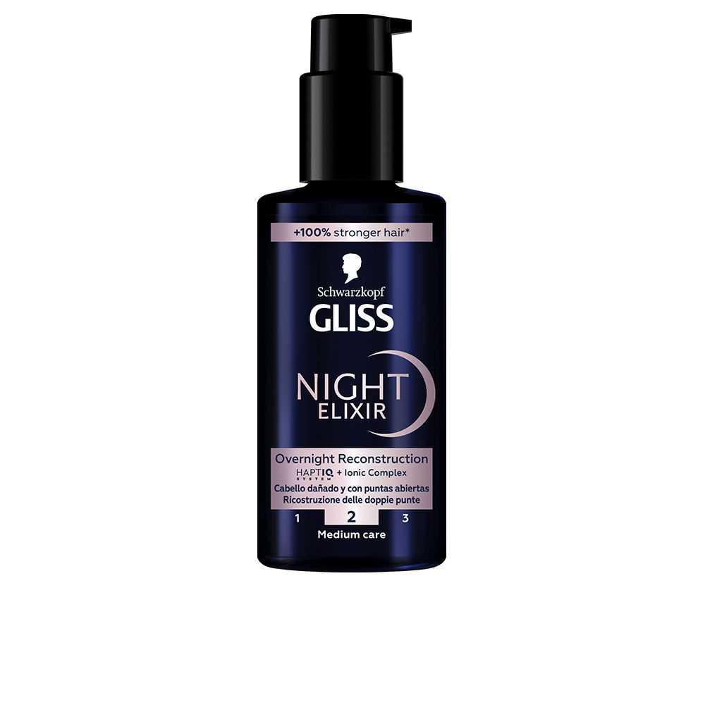 SCHWARZKOPF MASS MARKET  GLISS NIGHT ELIXIR split ends serum 100 ml
