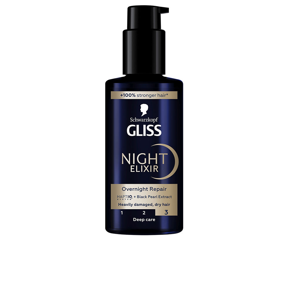 SCHWARZKOPF MASS MARKET  GLISS NIGHT ELIXIR serum for damaged hair 100 ml