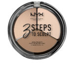 NYX PROFESSIONAL MAKE UP  3 STEPS TO SCULPT face sculpting palette #fair 5 gr