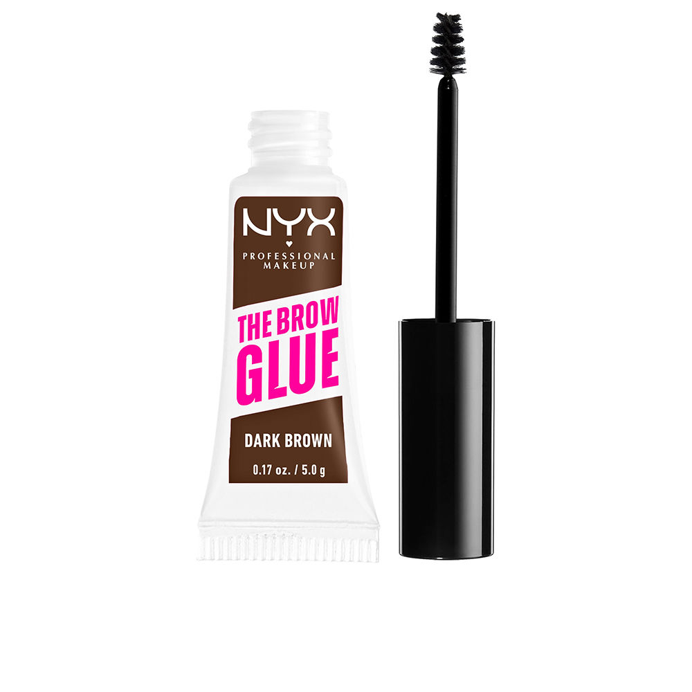 NYX PROFESSIONAL MAKE UP  THE BROW GLUE eyebrow gel #dark brown 5 gr