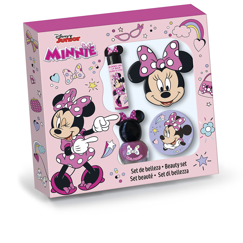 LORENAY  MINNIE BEAUTY MAKEUP CASE 4 pcs