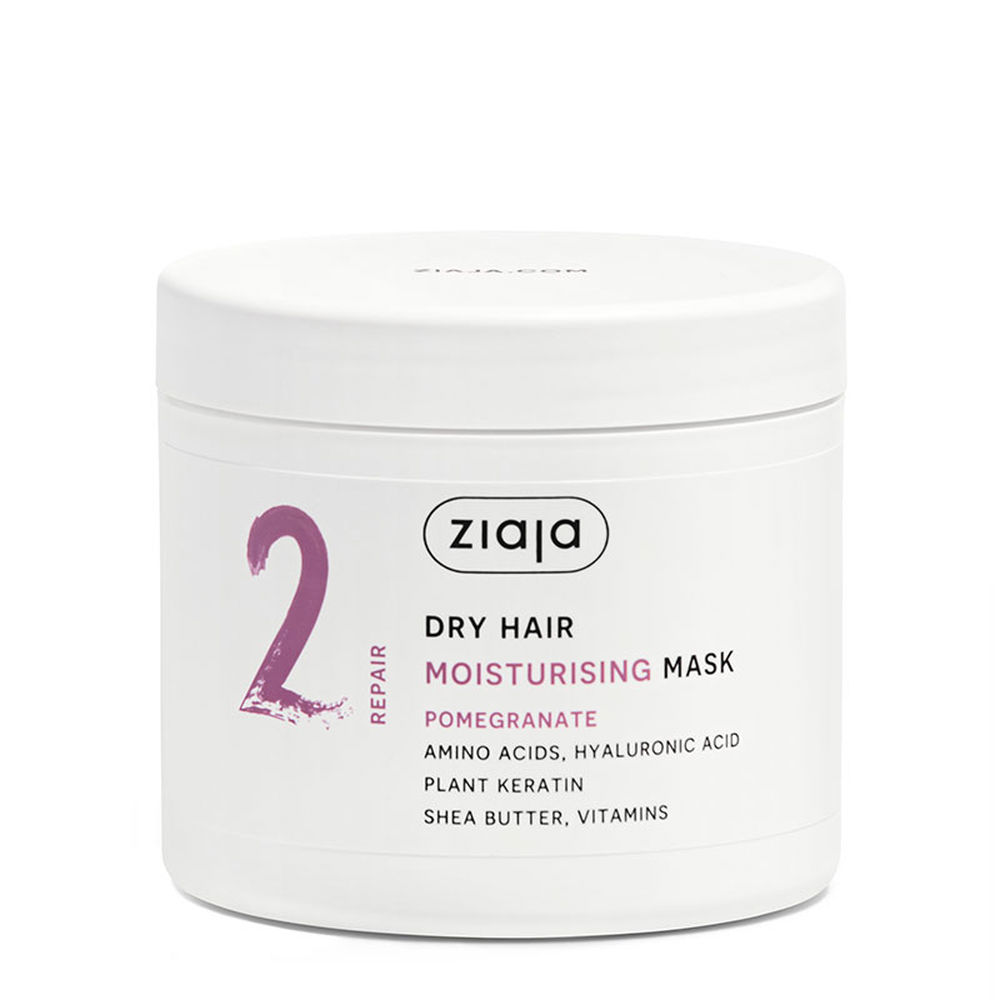 ZIAJA  PLANT ESSENTIALS Pomegranate Hydrating Hair Mask 350 ml
