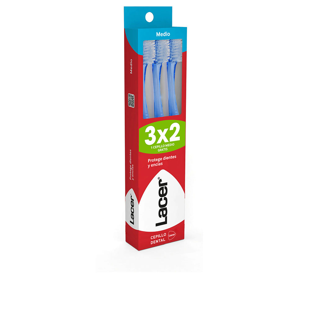 LACER  TOOTHBRUSH medium pack 3 units