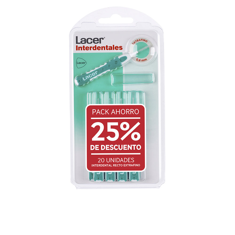 LACER  INTERDENTAL STRAIGHT extra fine #assorted 2 x 10 units