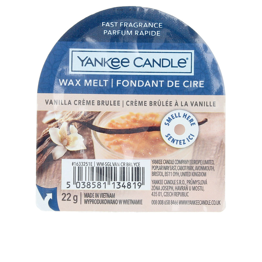 YANKEE CANDLE CANDLE ORIGINAL WAX MELT candle #Vanilla Crème 22 gr