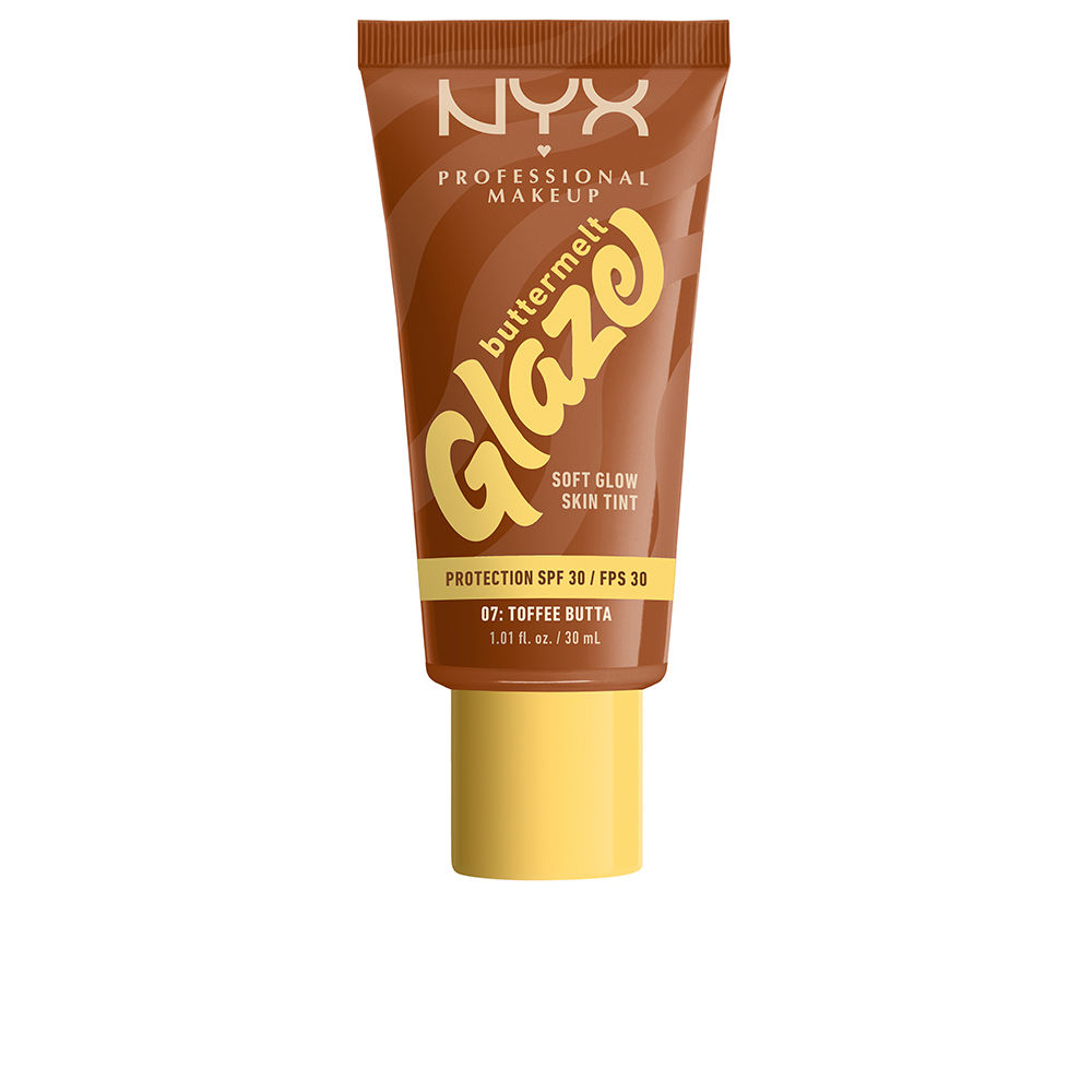 NYX PROFESSIONAL MAKE UP  BUTTERMELT GLAZE sunscreen tint + SPF30 #07-Toffee Butta 30 ml