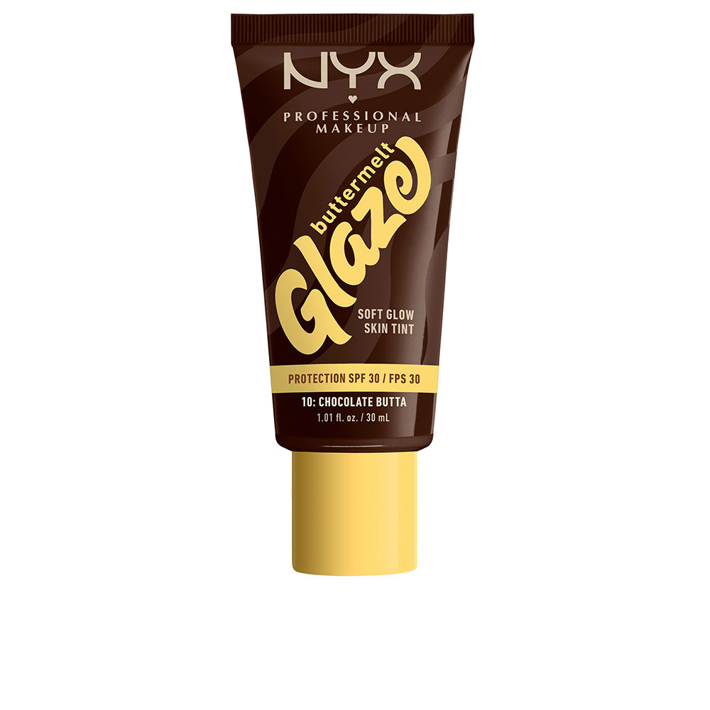 NYX PROFESSIONAL MAKE UP  BUTTERMELT GLAZE sunscreen tint + SPF30 #10-Chocolate Butta 30 ml