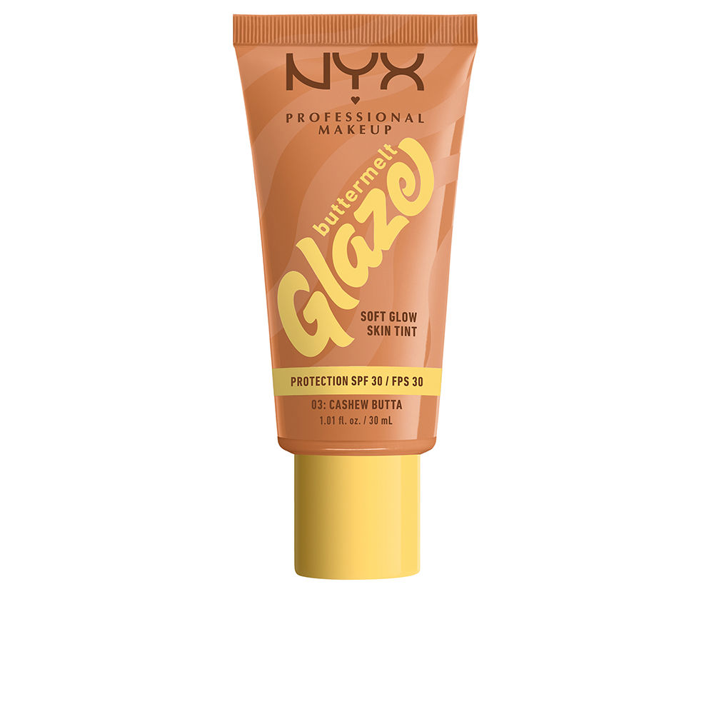 NYX PROFESSIONAL MAKE UP  BUTTERMELT GLAZE sunscreen tint + SPF30 #03-Cashew Butta 30 ml
