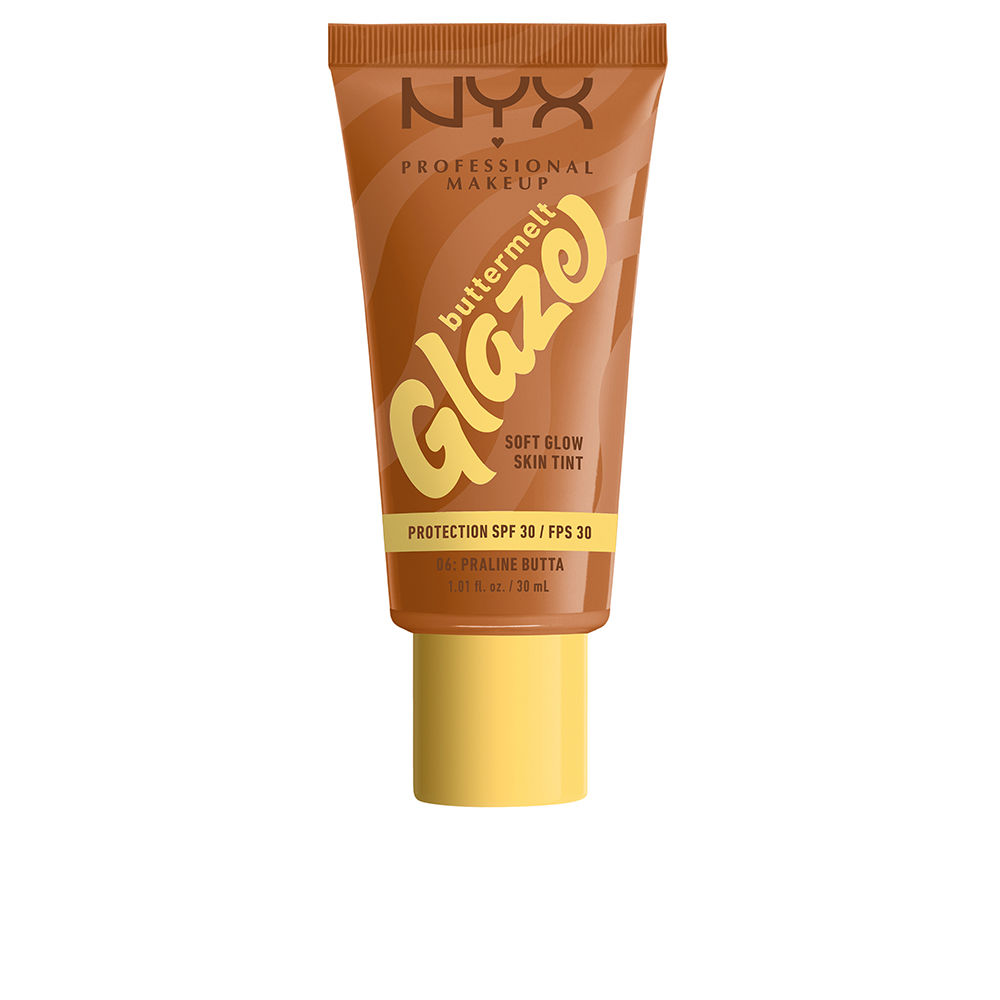NYX PROFESSIONAL MAKE UP  BUTTERMELT GLAZE sunscreen tint + SPF30 #06-Praline Butta 30 ml