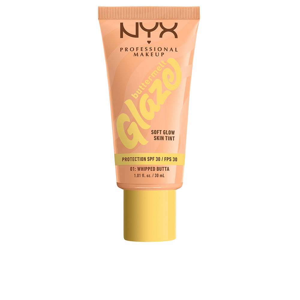 NYX PROFESSIONAL MAKE UP  BUTTERMELT GLAZE sunscreen tint + SPF30 #01-Whipped butta 30 ml