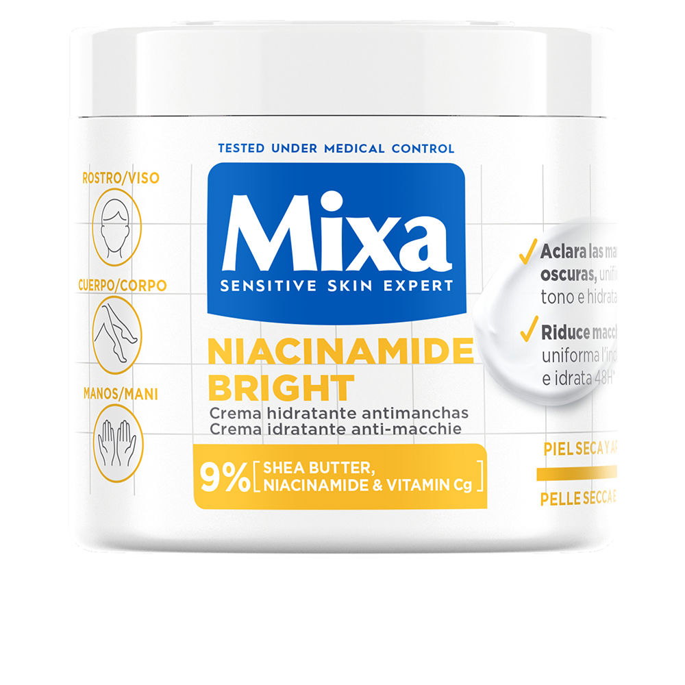 MIXA  MIXA NIACINAMIDE BRIGHT anti-blemish moisturizer for dry and dull skin 400 ml