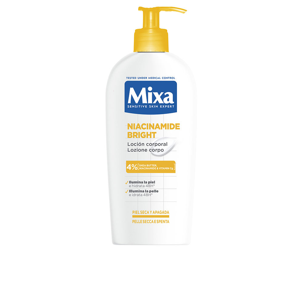 MIXA  MIXA NIACINAMIDE BRIGHT loción corporal piel seca y apagada 250 ml
