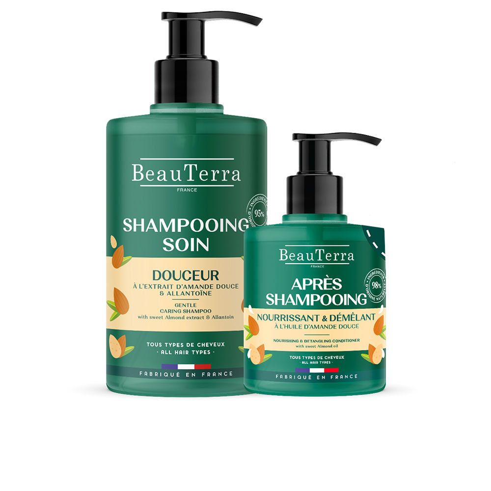 BEAUTERRA  EXTRA-DOUX FORTIFIING SHAMPOO 750 ML + CONDITIONER 500 ML PACK 2 pcs