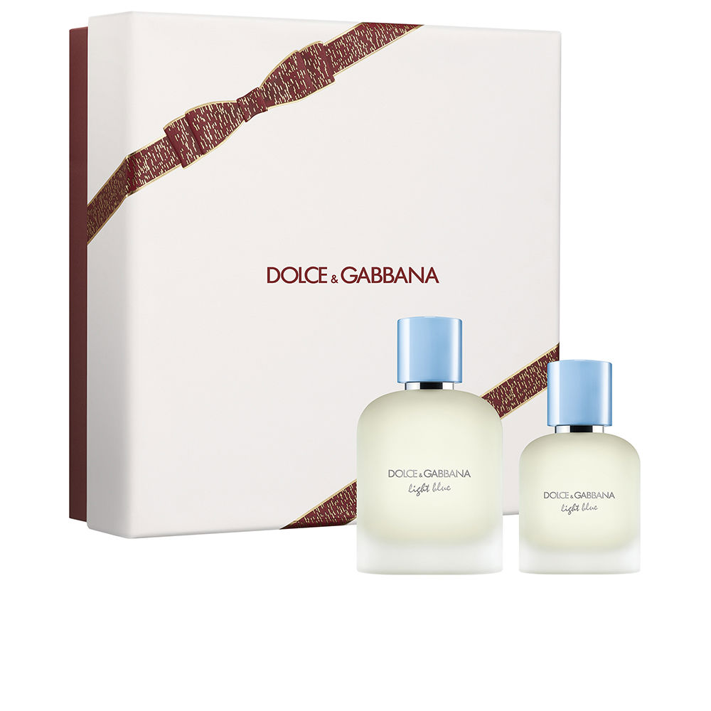 DOLCE & GABBANA  LIGHT BLUE POUR HOMME CASE 2 pcs