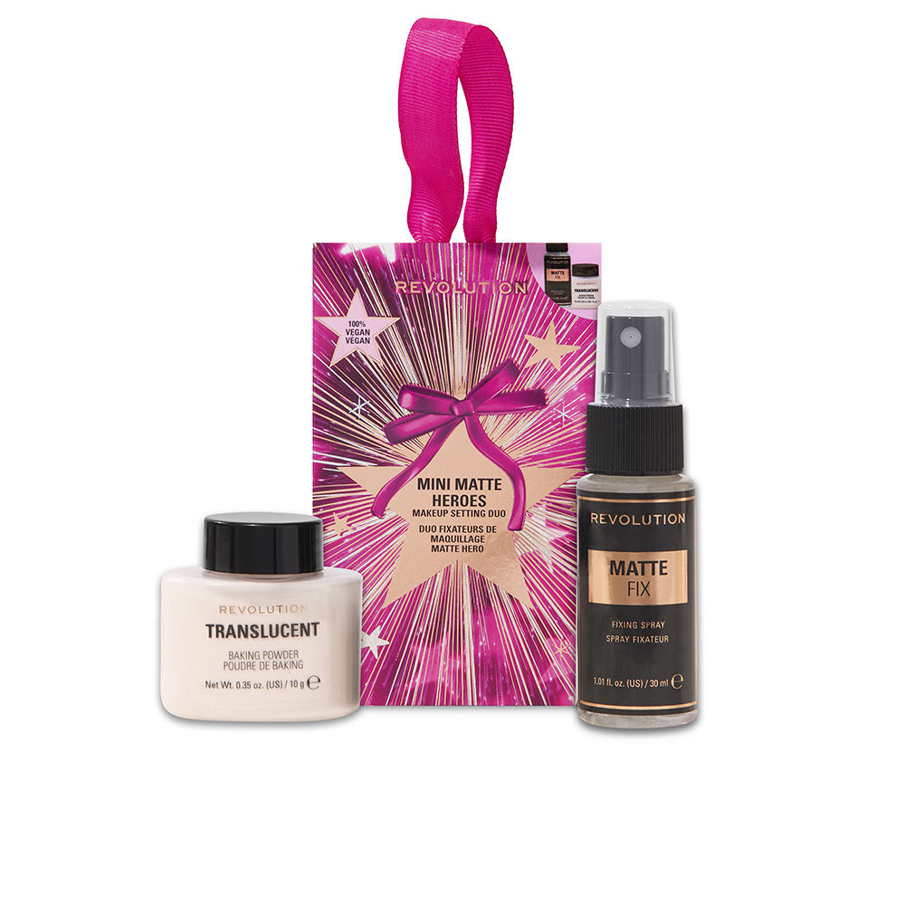 REVOLUTION MAKE UP  MATTE MAKEUP FIXER DUO SET 2 pcs