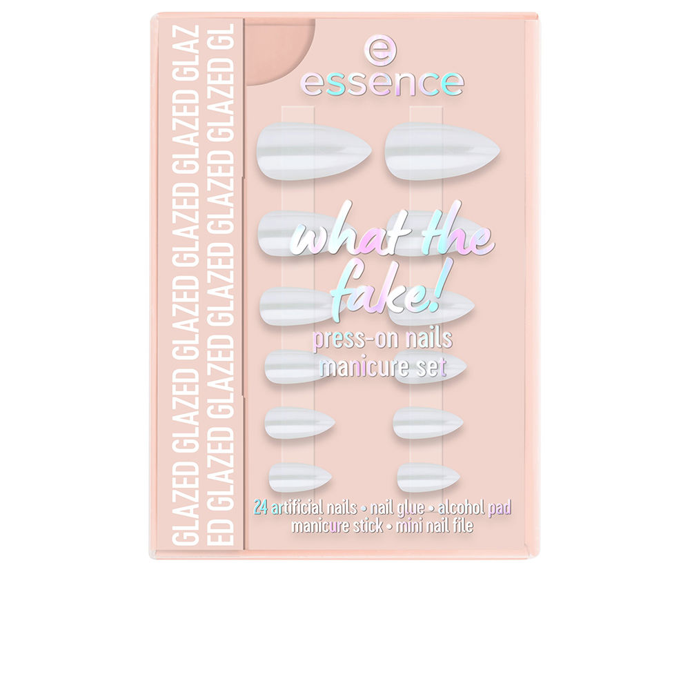ESSENCE  WHAT THE FAKE! False Nails Set #01-Glazed 6 pcs