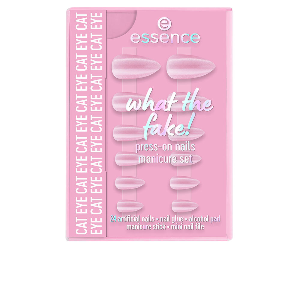 ESSENCE  WHAT THE FAKE! False Nails Set #02 - Cat Eye 6 pcs