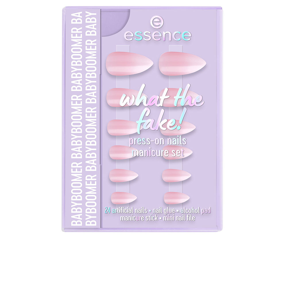 ESSENCE  WHAT THE FAKE! Fake Nails Set #03 - Babyboomer 6 pcs