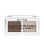 CATRICE  DIAMOND TREASURES Cream-to-Powder Eyeshadow #010-Hazel Spark 2.8g