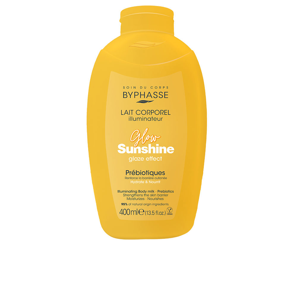 BYPHASSE  GLOW SUNSHINE illuminating body milk with prebiotics 400 ml